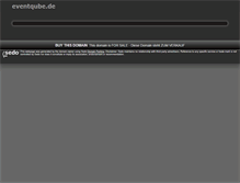 Tablet Screenshot of eventqube.de